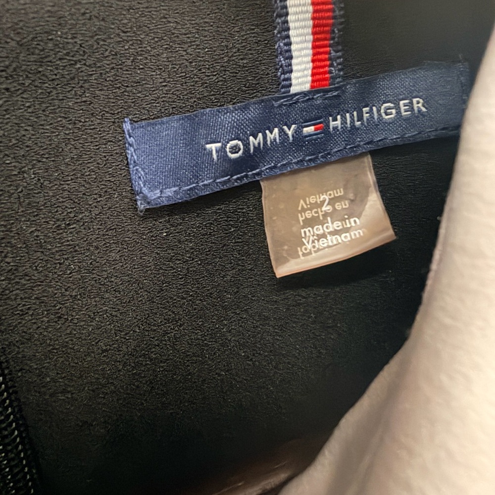 Tommy Hilfiger Black Dress with White Collar - Picture 3 of 3